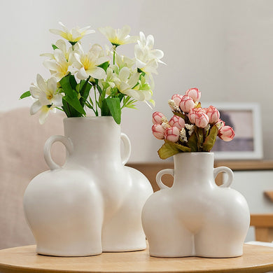 stylish luxury porcelain flower vase, plant vase